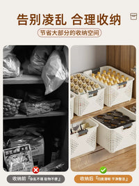 Plastic Storage Bins for Snacks, Toys, and Household Organization