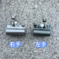 Thickened Aluminum-Magnesium Alloy Fishing Rod Holder for Tackle Box, Left/Right Hand Universal Insert Type