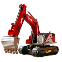 Extra Large Alloy Engineering Excavator Inertia Toy with Movable Joints for Boys
