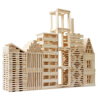 Montessori Wooden Stacking Building Blocks for Early Education