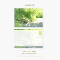 Cat Illustration Postcard Set - "Warm Day, Long Day, Good Spring" Theme