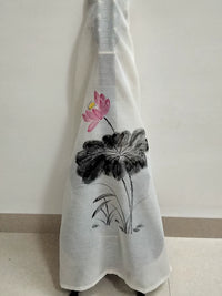 Hand-Painted Chinese Style Instrument Dust Cover for Pipa, Guitar, Cello