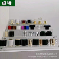 Gradient Glass Perfume Atomizer Bottle with Fine Mist Sprayer for Travel and Cosmetics