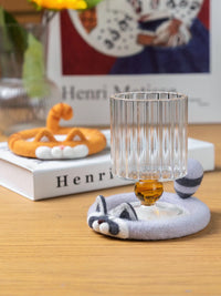 DIY Wool Felt Coaster Kit - Cute Animal Designs for Handmade Gifts