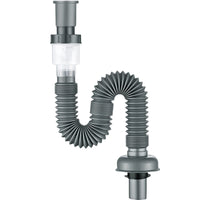 Bathroom Sink Drain Pipe Kit with Anti-Odor Trap and Pop-Up Drainer