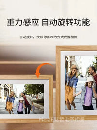 Smart Touchscreen Digital Photo Frame with WiFi and App Control, 10-inch HD Display