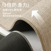 Linen Absorbent Non-Slip Bathroom Mat Quick Dry Toilet Floor Rug