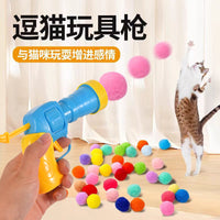 Interactive Cat Toy Gun with Launch Balls for Pets