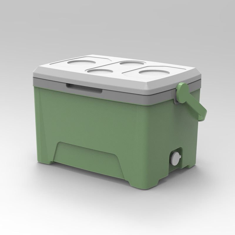 Multi-functional Insulated Cooler Box for Outdoor Camping Fishing Picnic Home Food Preservation Commercial Stall