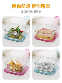 Glass Lunch Box Set with Portable Bag and Cutlery, Microwave Safe Food Storage Container for Work, School, and Travel