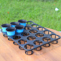Orchid Seedling Tray with Multiple Holes for Breathable Potting, Succulent Planter Base