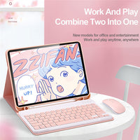 Keyboard Case for iPad Mini 6/7 8.3-inch with Pencil Holder, Detachable Bluetooth Keyboard