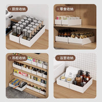 Under-Sink Drawer Organizer Bins for Kitchen and Pantry Storage