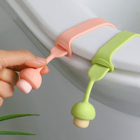 Toilet Seat Lifter Handle, Silicone, No-Touch, Cute Design, Universal Fit