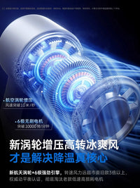 Portable USB Rechargeable Handheld Cooling Fan with Long Battery Life and Quiet Operation