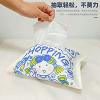Car Visor/Seat Back Tissue Holder, Multifunctional Leather Tissue Bag for Automotive