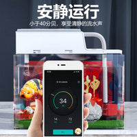 Aquarium Top Filter Box Stretchable Large Capacity Silent Water Purifier for Fish Tank