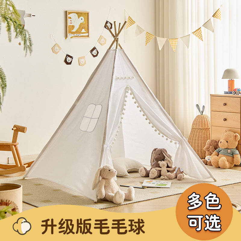 Kids' Indoor/Outdoor Indian Teepee Play Tent - Princess Castle Toy House