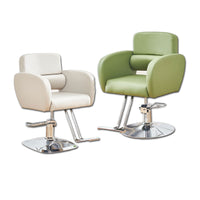 Vintage Hydraulic Barber Chair for Salon, Adjustable Swivel Hair Styling Chair