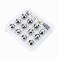 304 Stainless Steel Reusable Ice Balls for Whiskey, Wine, Beer, and Other Beverages