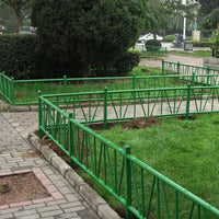 Bamboo-Look Stainless Steel Garden Fence for Outdoor Landscaping