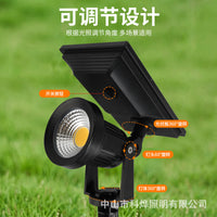 Solar Powered LED Landscape Spotlights Outdoor Waterproof Garden Lawn Wall Lights