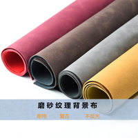 Matte PU Leather Photography Backdrop Retro Dual-Tone Light-Absorbing Fabric