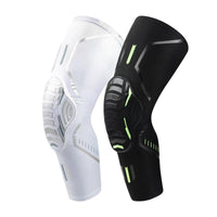 Basketball Honeycomb Anti-Collision Knee Pads for Men, Long Compression Leg Sleeves for Training and Sports