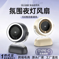 Portable USB Rechargeable Desk Fan with Strong Airflow for Home, Dorm, and Office