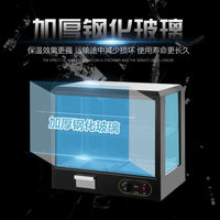 Commercial Countertop Food Warmer Display Case for Pastries and Cooked Foods