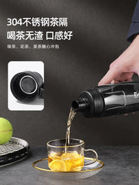 Fuguang Large Capacity Sports Water Bottle with Stainless Steel Filter for Students and Athletes