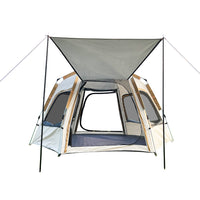 Automatic Hexagonal Pop-Up Camping Tent with UV Protection and Waterproofing