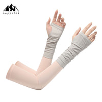Women's UV Protection Cooling Arm Sleeves for Cycling and Driving
