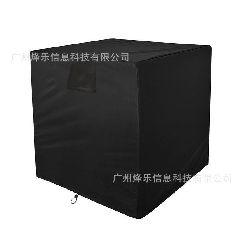 Outdoor Square AC Unit Cover for Central Air Conditioner - 600D Dustproof & Rainproof