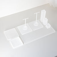 Acrylic Jewelry Display Stand for Necklaces and Earrings, Countertop Showcase Organizer