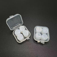 Moldable Silicone Earplugs for Swimming, Sleeping, and Noise Reduction - 4-Pack