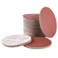 6-inch 150mm Red Flocking Sanding Discs with 6/17 Holes for Polishing