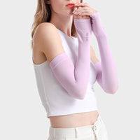 Unisex Cooling Arm Sleeves for Outdoor Cycling and Sun Protection