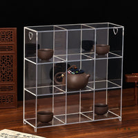 Acrylic Display Case for Blind Box Figures, Mugs, and Teaware - Multi-Grid Organizer