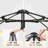 Automatic Pop-Up Camping Tent with Rainfly, Portable Outdoor Picnic Shelter, Thickened Sun Protection