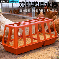 Chicken Feeder and Waterer Set for Poultry Coops