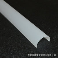 LED Fluorescent Light Diffuser Cover for T5, T8, T10 Tubes - Semi-Circular Milky White