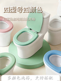 Thickened Foam Toilet Seat Cover Cushion for U/V/O-shaped Toilets