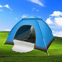 Portable Pop-Up Camping Tent for 1-2 People - Waterproof, Windproof, UV Protection