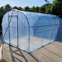 Portable Greenhouse for Plants, Walk-in Hot House with Reinforced Cover for Outdoor Garden