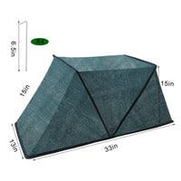 Foldable Outdoor Plant Sunshade Tent UV Protection Cover for Seedlings and Pest Control