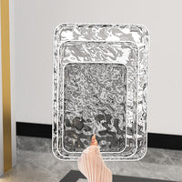 Wave Pattern Serving Tray for Home, Cafe, Snacks, and Desserts