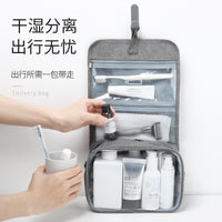 Travel Hanging Toiletry Bag Foldable Large Capacity Transparent Waterproof Wash Bag for Men and Women