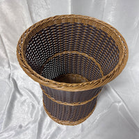 Rattan-Style Woven Laundry Hamper for Bathroom and Hotel Guest Rooms