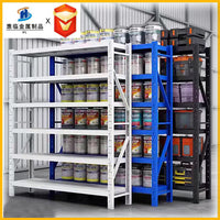 Warehouse Storage Rack Multi-layer Shelving Unit Easy Assembly